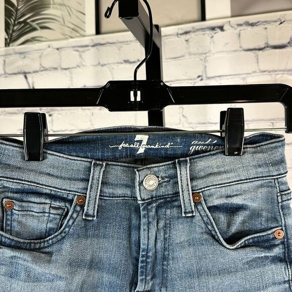 👖 7 For All Mankind Ankle Gwenevere Jeans Size 23 - Picture 4 of 7